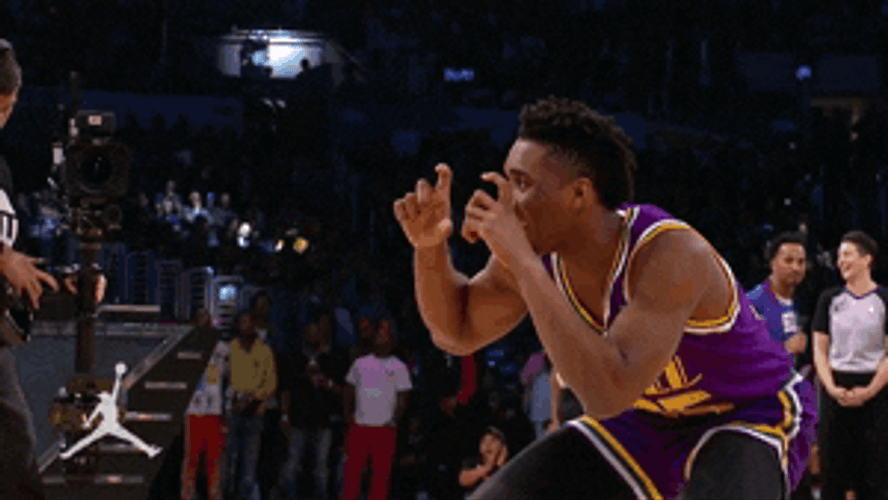 Donovan Mitchell Jazz Take Picture GIF