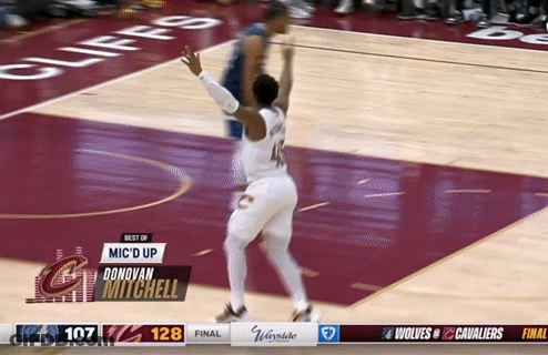 Donovan Mitchell Jumping For Shot GIF