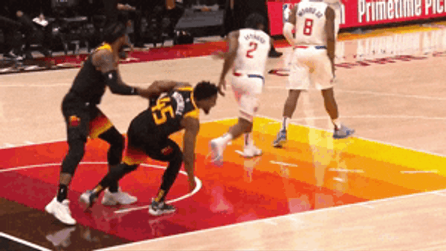 Donovan Mitchell NBA Playoff Scream GIF