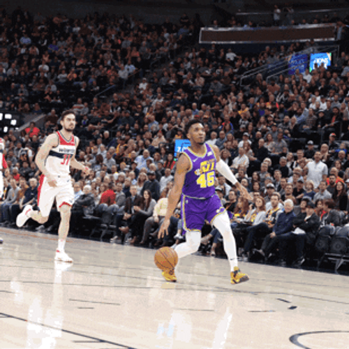 Donovan Mitchell Utah Jazz Dunk GIF