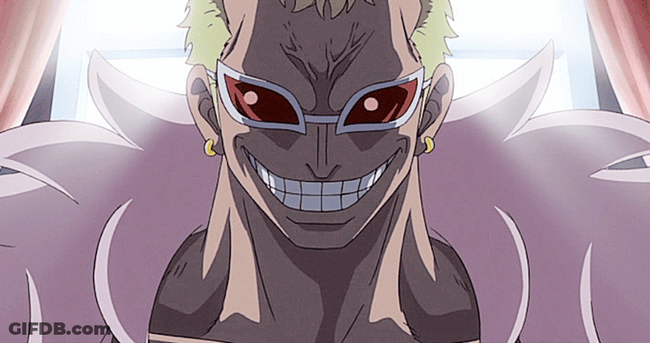 Donquixote Doflamingo Major Antagonist Of One Piece GIF