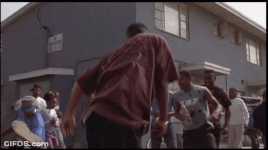Dont Be A Menace Intense Fight GIF