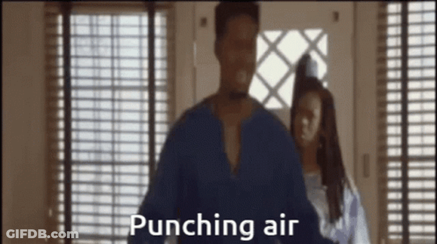 Dont Be A Menace Punching Air GIF