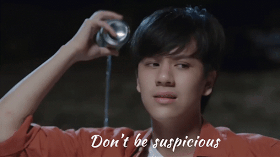 Dont Be Suspicious Bad Buddy Side Eye GIF