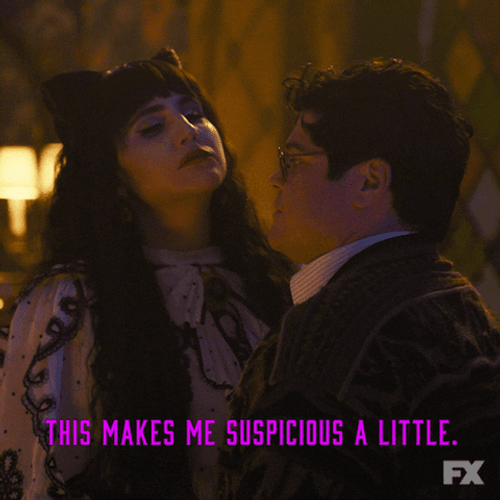 Dont Be Suspicious Nadja Doubtful GIF