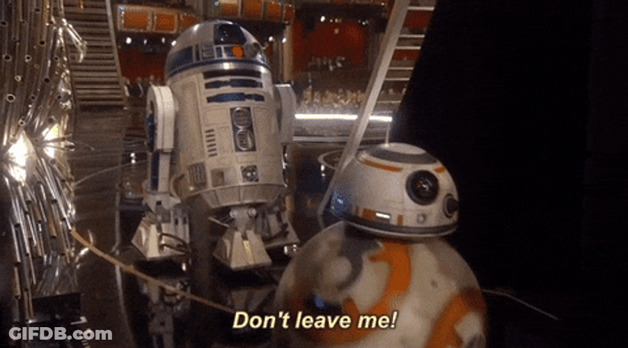 Dont Leave Me C3PO Star Wars GIF