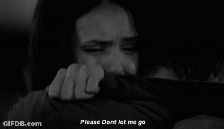 Dont Leave Me Elena Gilbert Vampire Diaries GIF