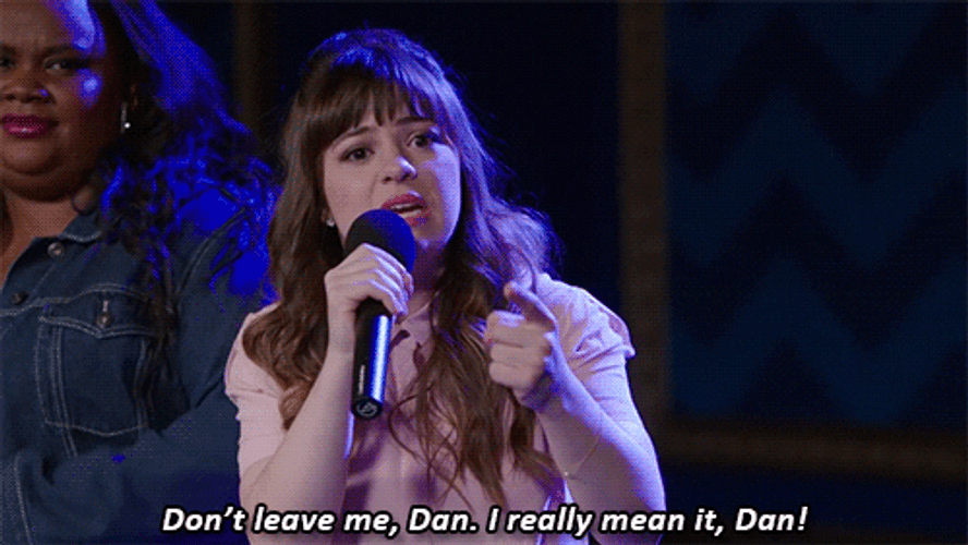Dont Leave Me Jessica McKena Singing GIF