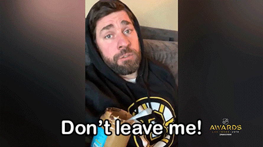 Dont Leave Me Over Acting Ice Hockey Player GIF