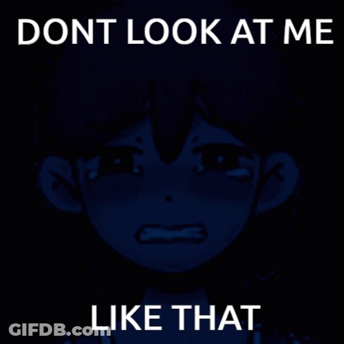 Dont Look At Me Crying Omori Anime GIF