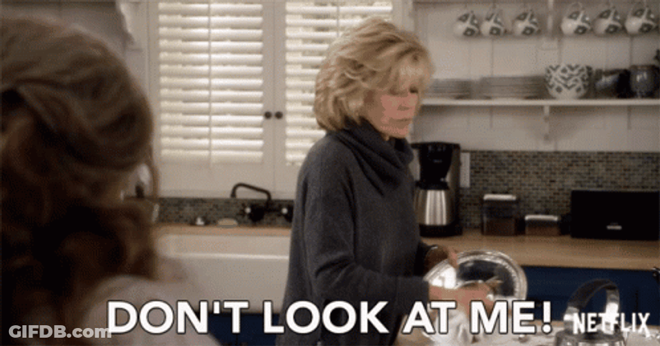 Dont Look At Me Jane Fonda GIF