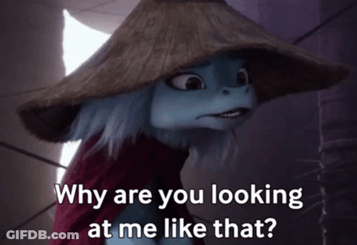 Dont Look At Me Sisu Raya Last Dragon GIF