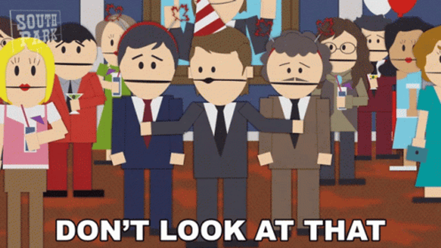 Dont Look At Me Stephen Abootman South Park GIF