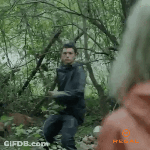 Dont Move Anxious Tom Holland GIF