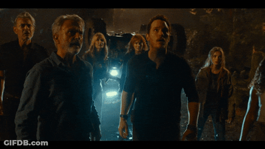 Dont Move Chris Pratt Jurassic World GIF
