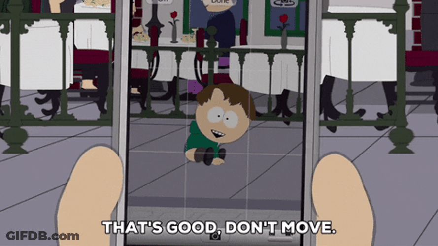 Dont Move Eric Cartman South Park GIF
