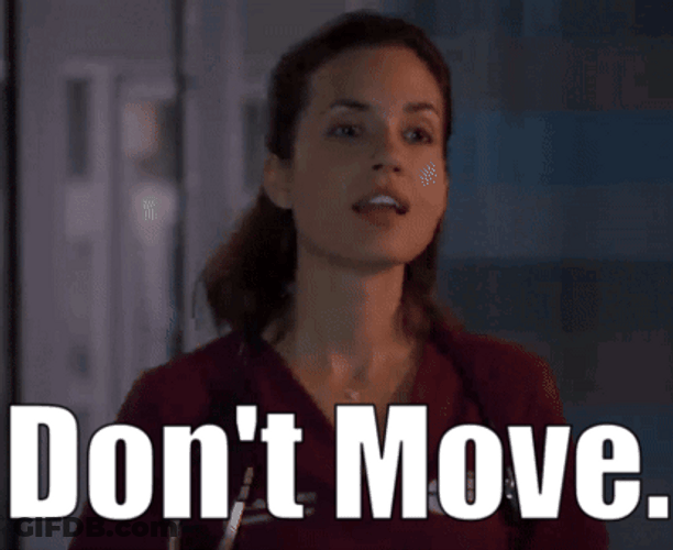 Dont Move Pretty Doctor Advise GIF