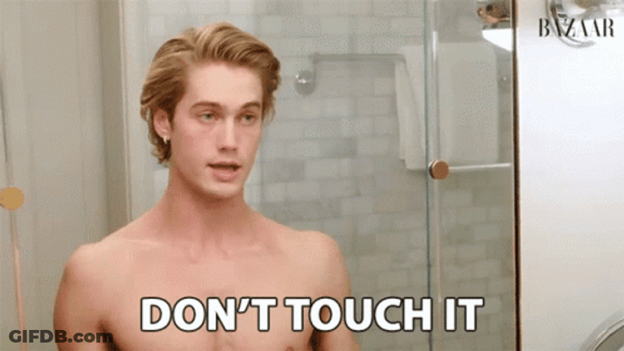 Dont Touch Me Dont Touch It No Touching GIF