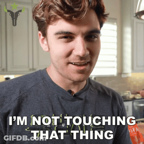 Dont Touch Me Not Touching That Thing GIF