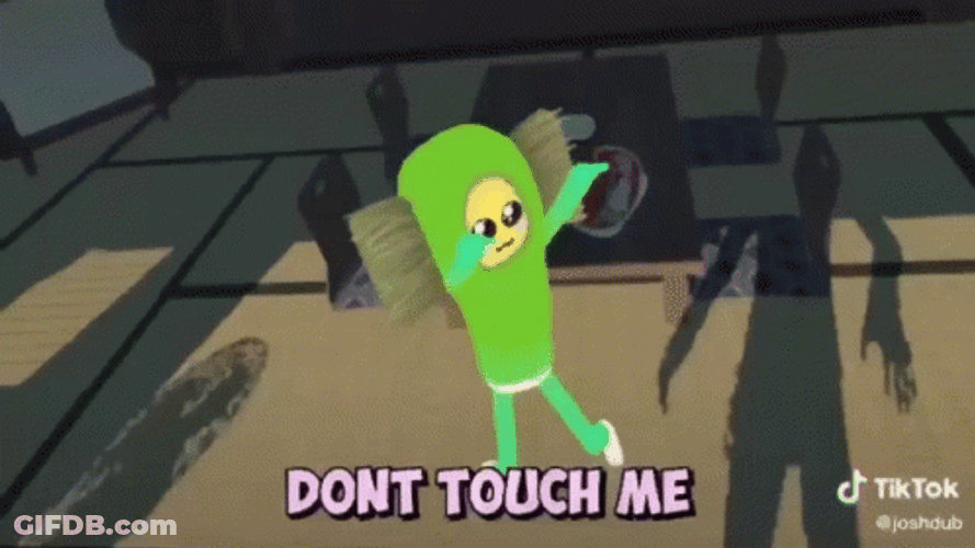 Dont Touch Me There Nono Square GIF