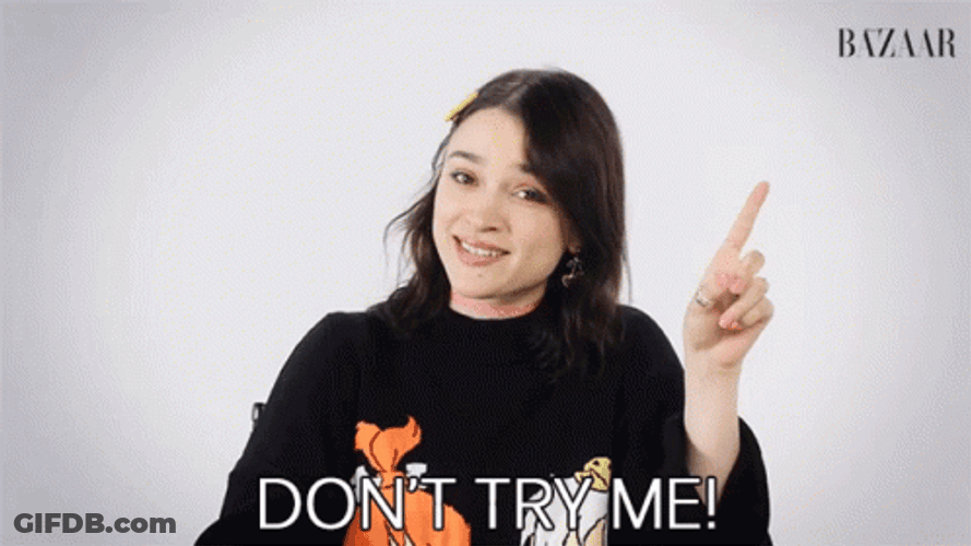 Dont Try Me Lolo Zouaï GIF