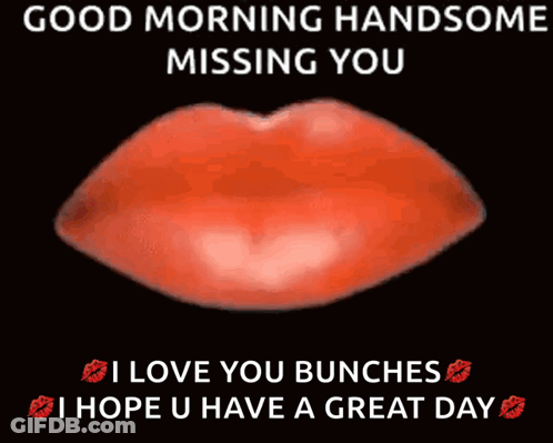 Donut Good Morning Handsome Missing You GIF