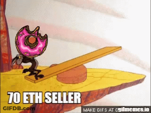 Donut On Seesaw 70 Eth Seller GIF