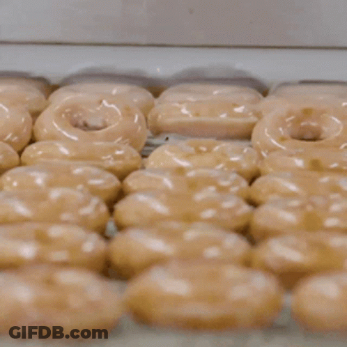 Donuts Sitting On Table GIF