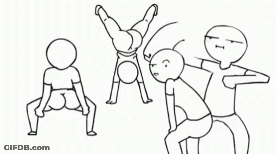 Doodle Art Back It Up Dance GIF