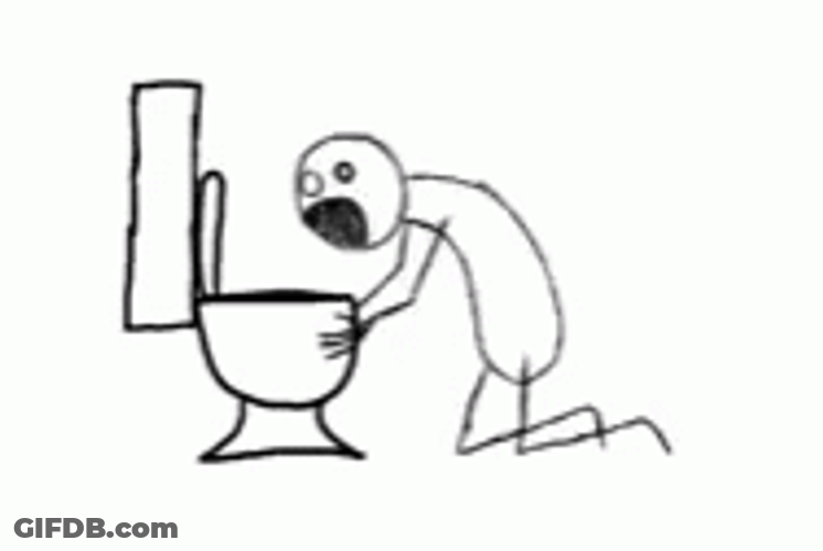 Doodle Drawing Puking GIF