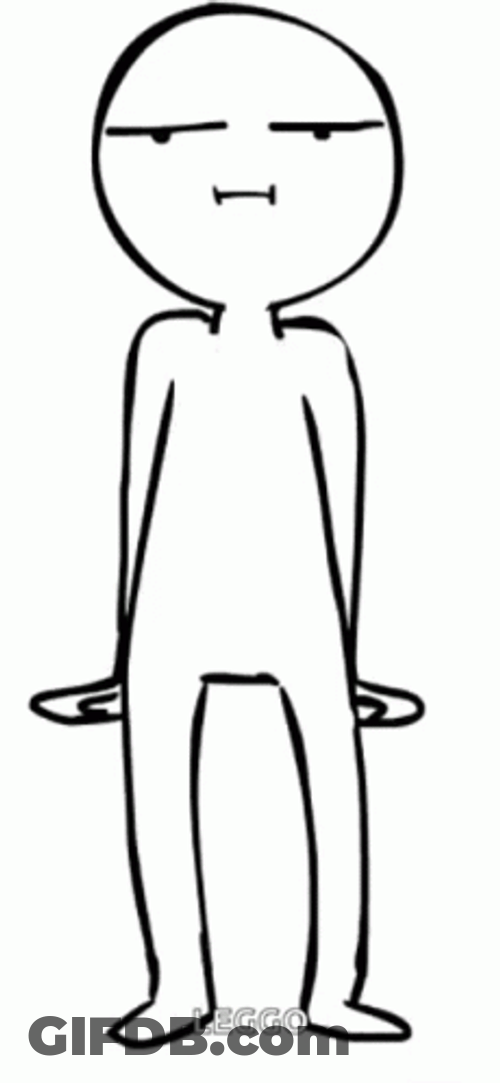 Doodle Man Back It Up GIF