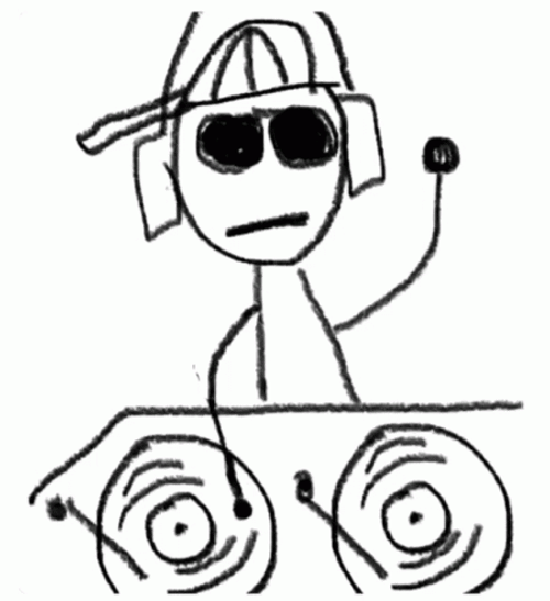 Doodle Thats Hip Hop Disk Jockey GIF