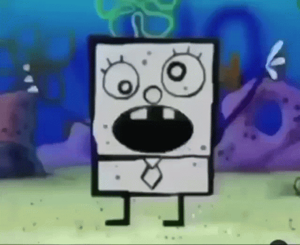 Doodlebob Get The Pencil GIF