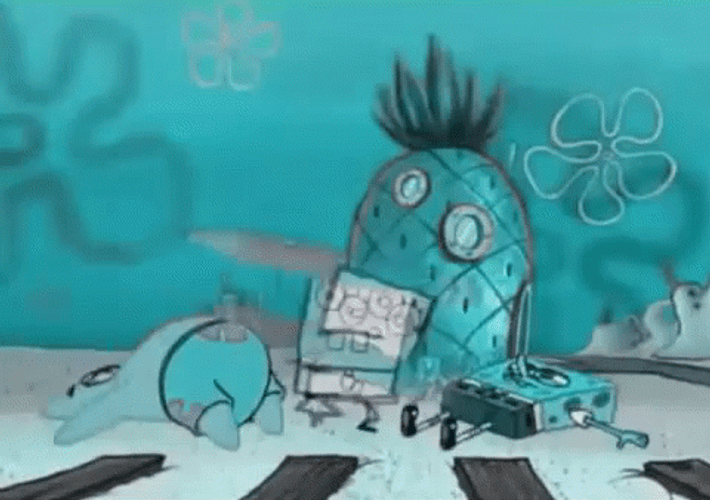 Doodlebob Spongebob Retro GIF