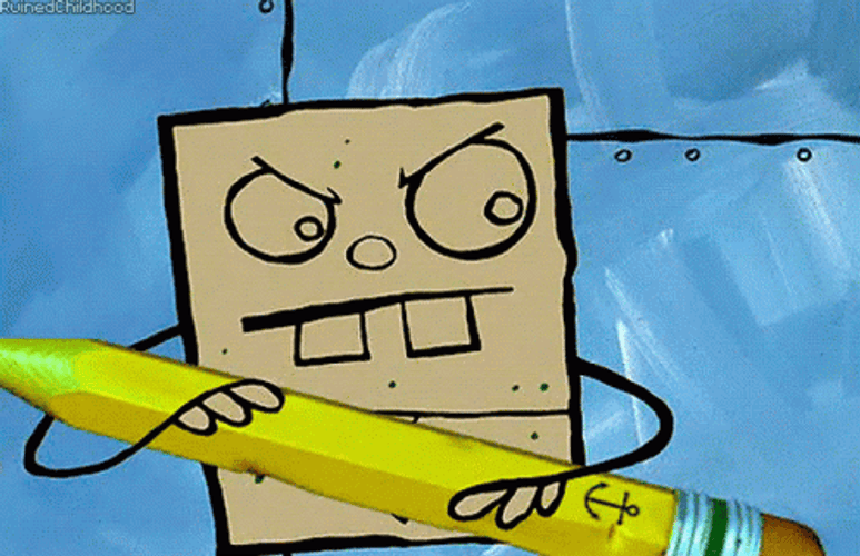 Doodlebob Spongebob Wink Eye GIF