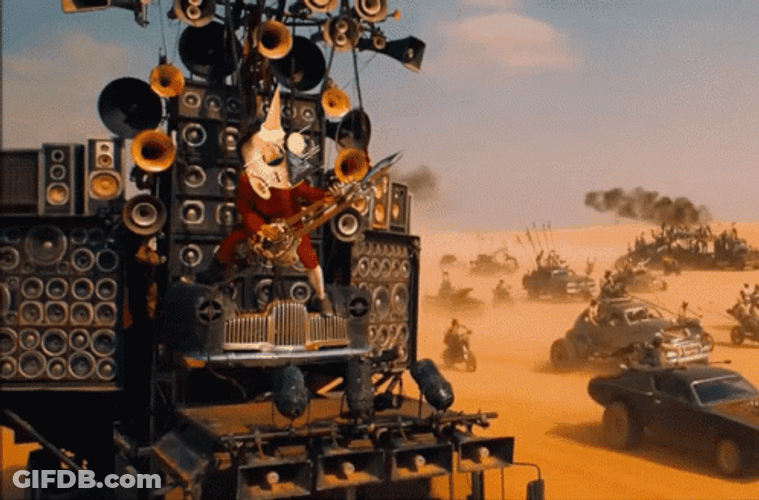 Doof Warrior In Mad Max Fury Road Becomes Meme GIF