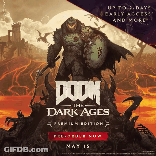 Doom The Dark Ages Premium Edition Poster May 15 GIF