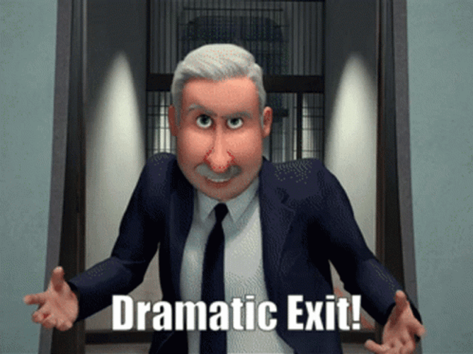 Door Closing Dramatic Exit GIF