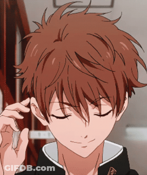 Dope Anime Talking Natsuya Kirishima GIF