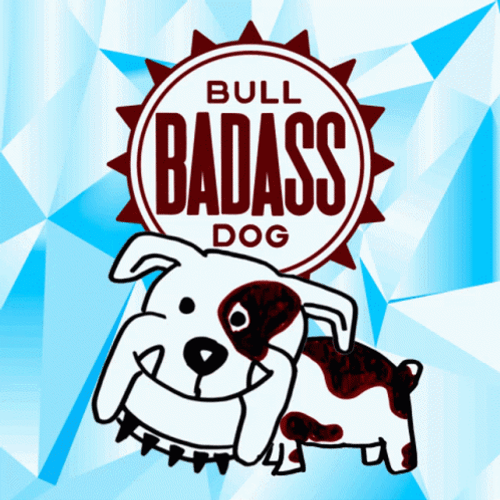 Dope Cartoon Badass Dog GIF