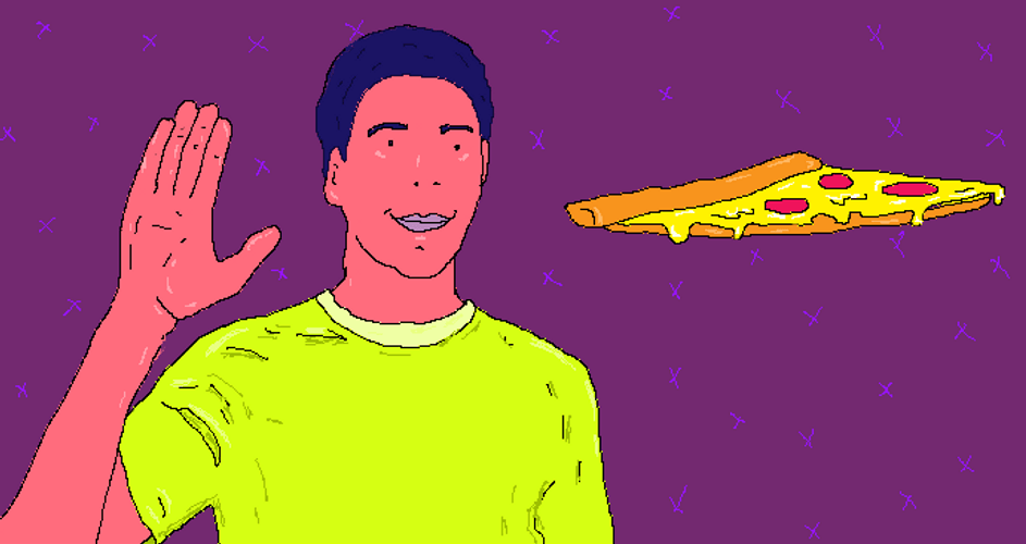 Dope Cartoon Digital Art Transformation GIF