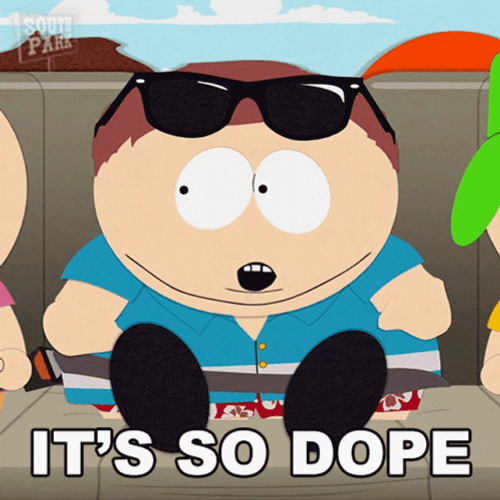 Dope Cartoon Eric Cartman South Park GIF