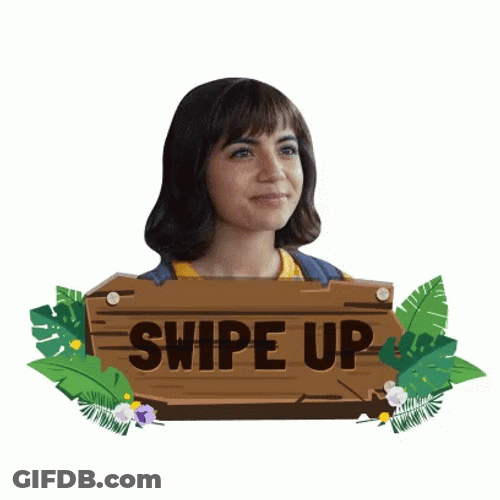 Dora Give Sweet Smile At Swiper GIF