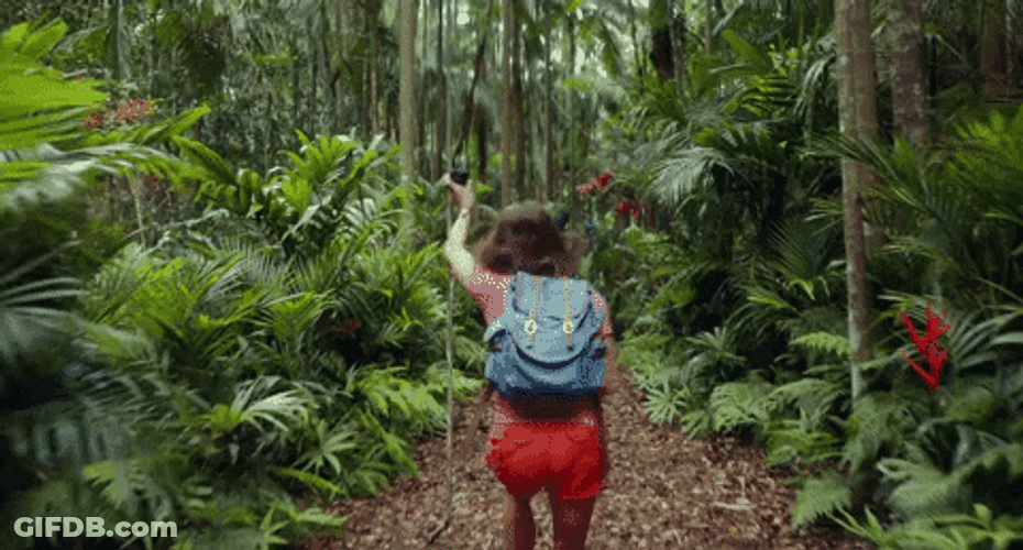 Dora Meme Jumped And Hung Like Tarzan GIF