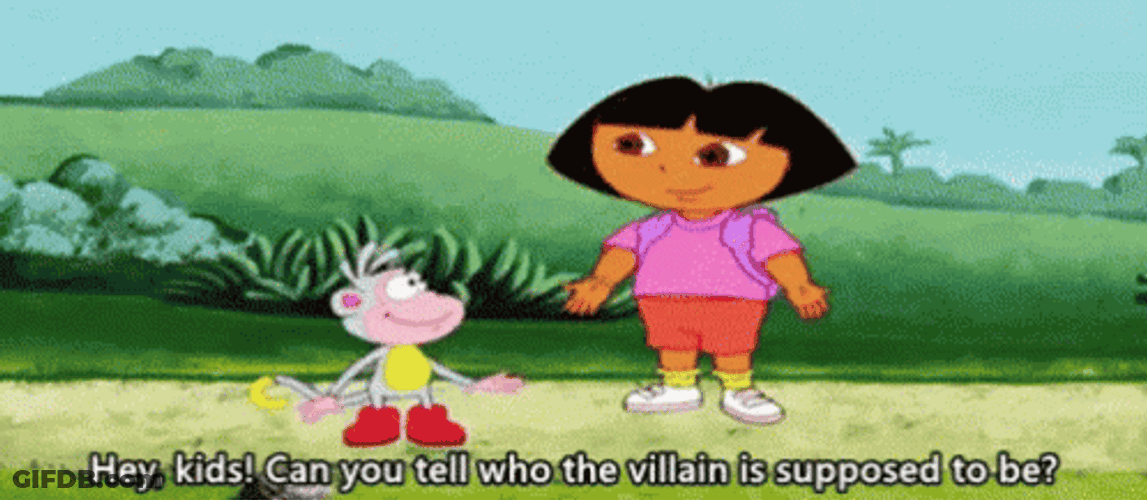 Dora Meme Who Is The Villain GIF