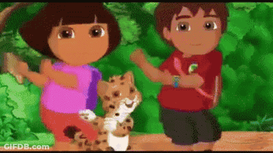 Dora The Explorer & Diego GIF