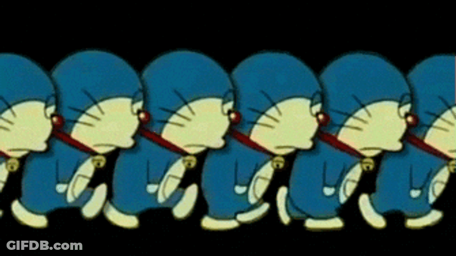 Doraemon Animated Cute Cat GIF