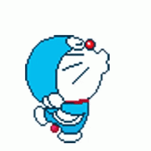 Doraemon Blowing Kiss GIF