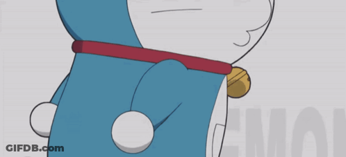 Doraemon Close Up Red Nose GIF