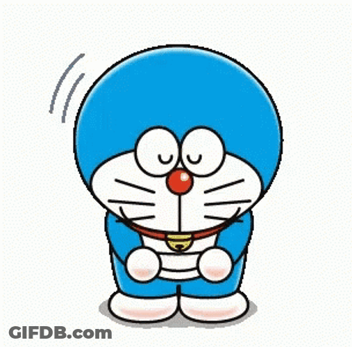 Doraemon, Hooray. Bow, GIF